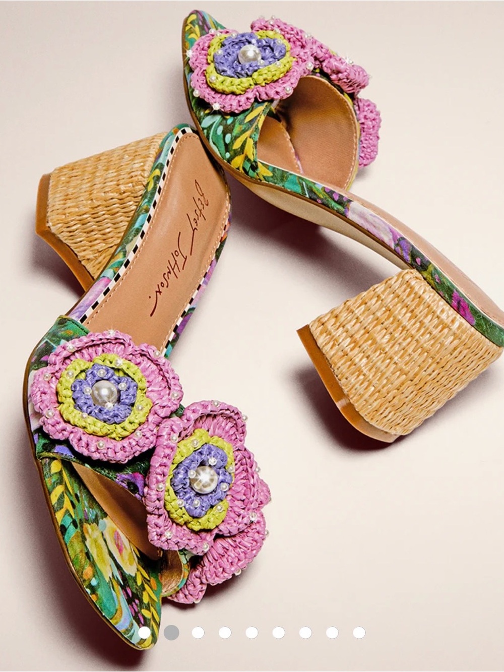 NIB Betsey Johnson  DIETRICH BRIGHT MULTI shoes 8.5